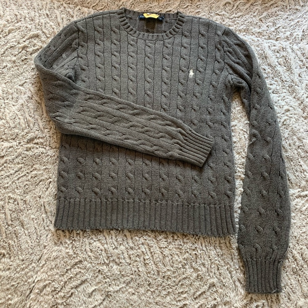 Gray Ralph Lauren sweater